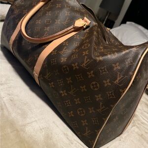 Keepall Bandouliere Bag Monogram Canvas 55
